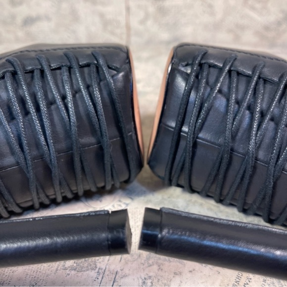 Zigi NY Suspend 6" Stiletto Heel Black Leather Platform Booties - Picture 8 of 15